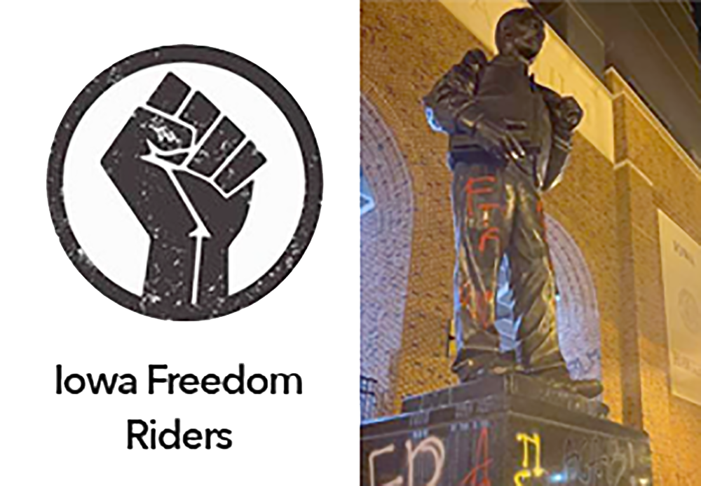 Iowa Freedom Riders: Beyond the spray paint and marching