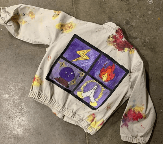 TB 4 TRM 5 custom Ralph Lauren childrens jacket 22Lightning. Fire. Magic. Prayer.22