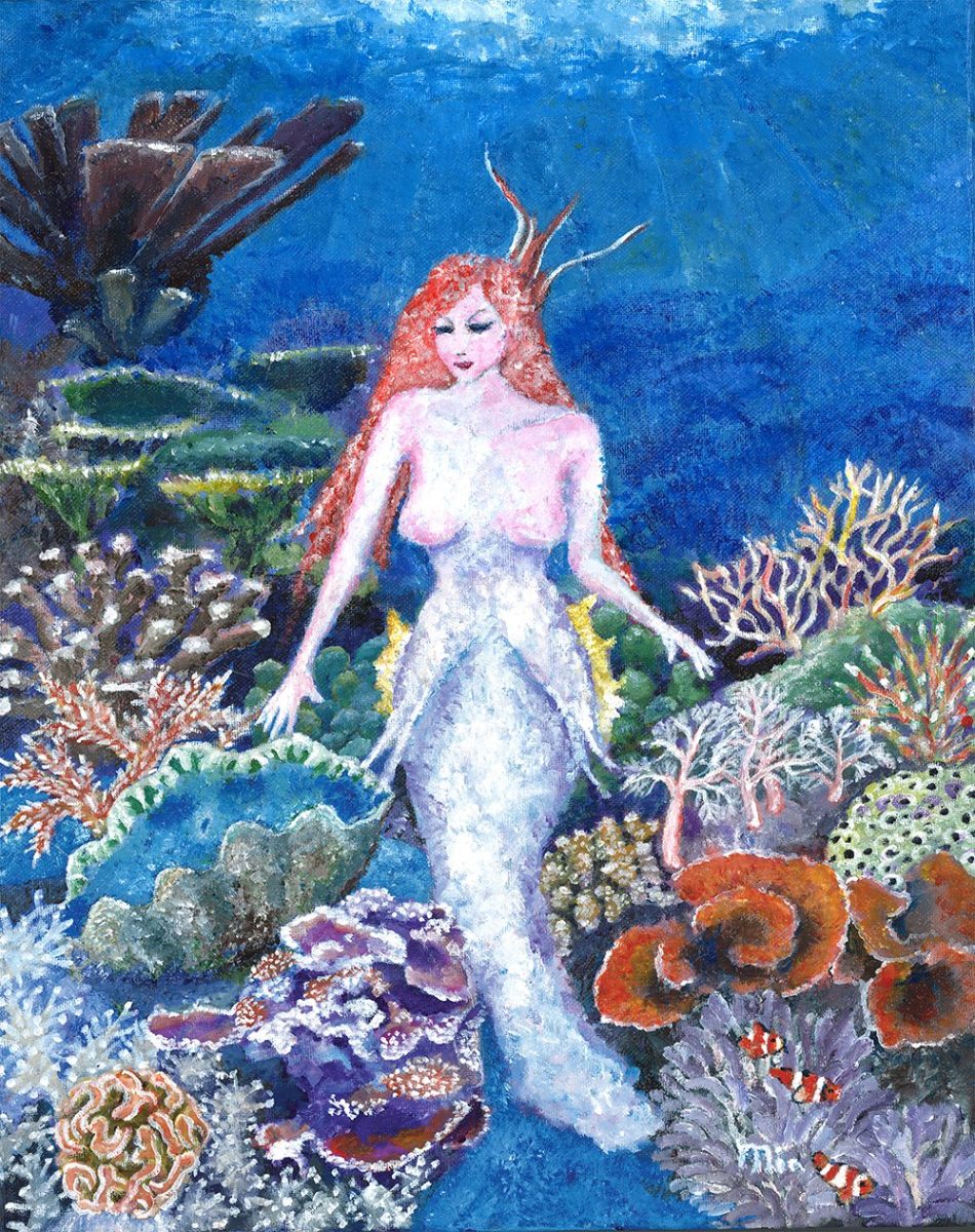 Mermaid In Her Gerden by Mia Story