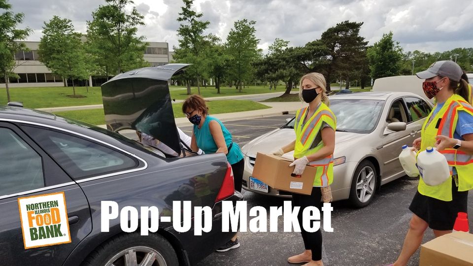NORTHERN ILLINOIS FOOD BANK POP-UP DRIVE-THROUGH MARKETS Joliet IL Pop up Food Market