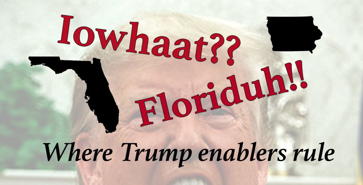 Iowa, Florida still seized by Trumpism, Republican culture wars