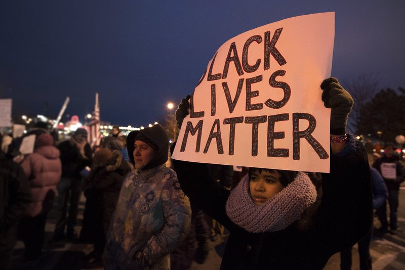 Black Lives Matter in Minneapolis 2014 solidarity Ferguson by Fibonacci Blue Flickr