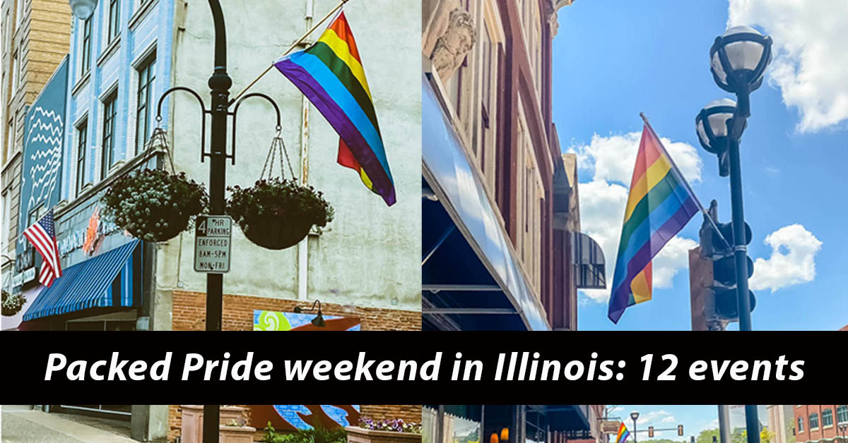 A weekend bursting with Pride in 11 Illinois cities (Community Briefs-Illinois, June 4)