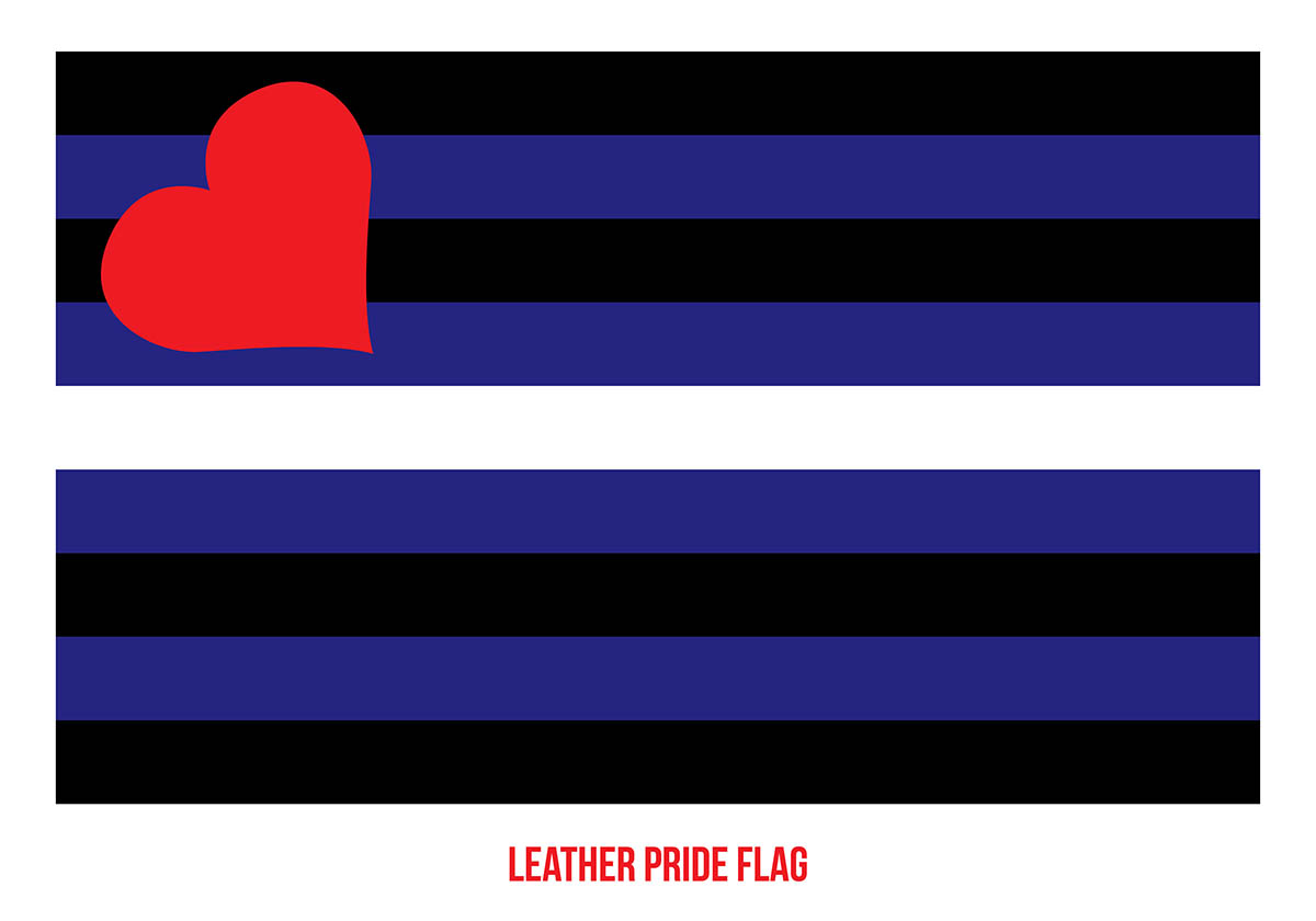 leather flag