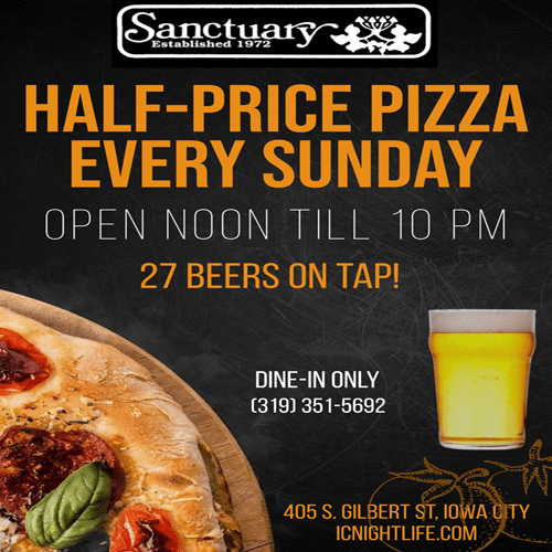 Sanctuary Pub pizza