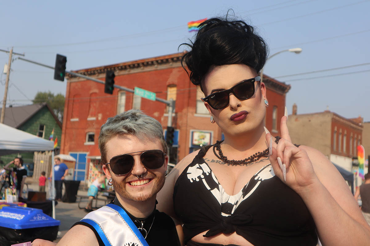 Logan Flynn and Travis Swanson at Quad Cities Fall Pride