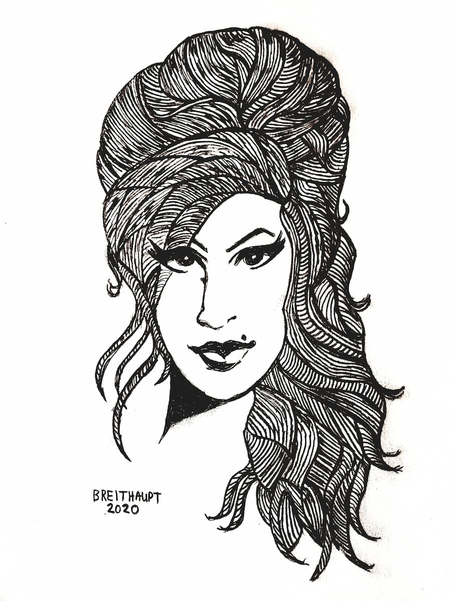 amy winehouse by breithaupt