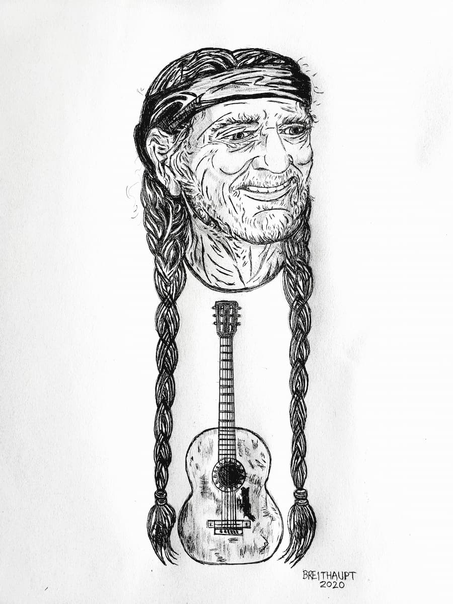 willie nelson by breithaupt