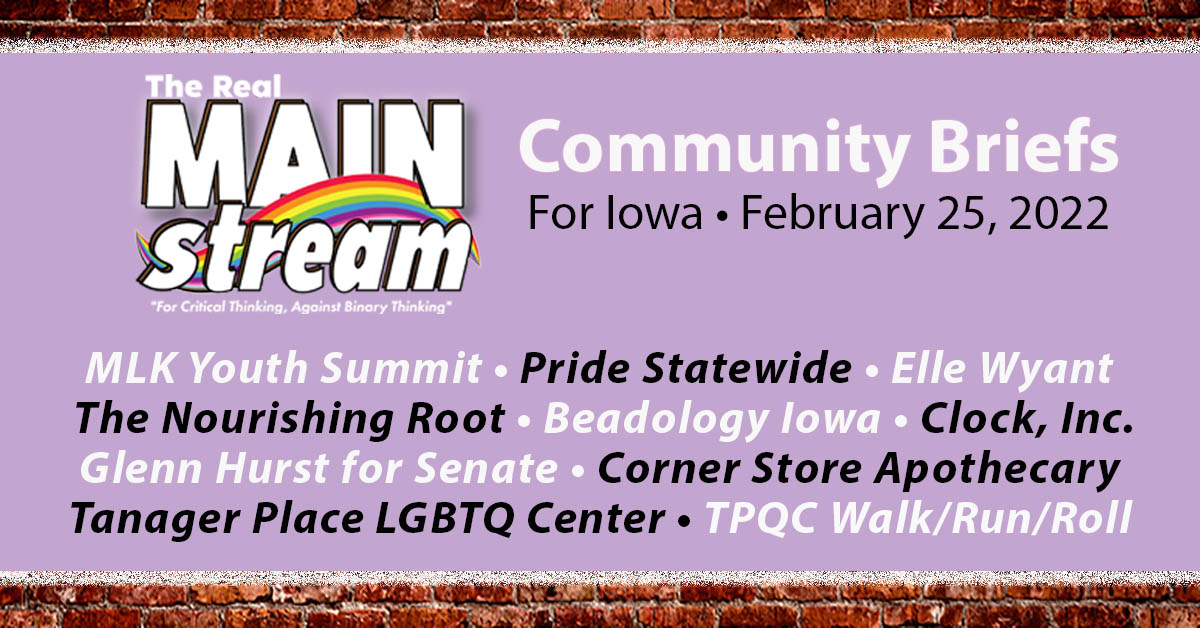 community briefs for Iowa 2-25-22