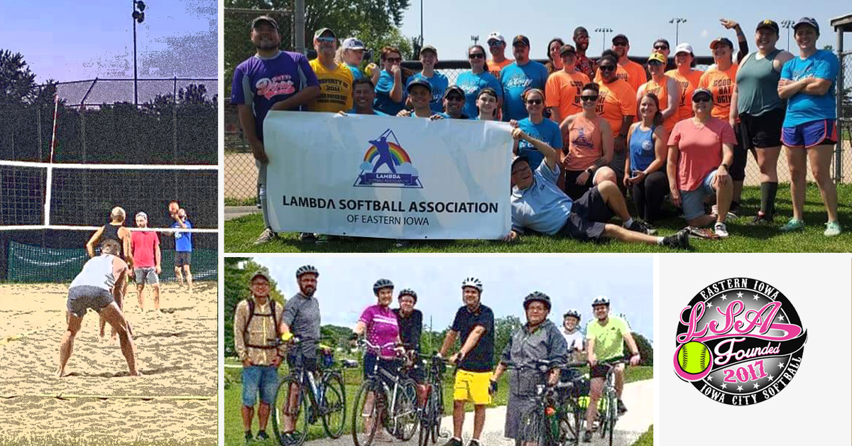 Registration time for Lambda Softball Association and other LGBTQ sports leagues in Iowa and Illinois