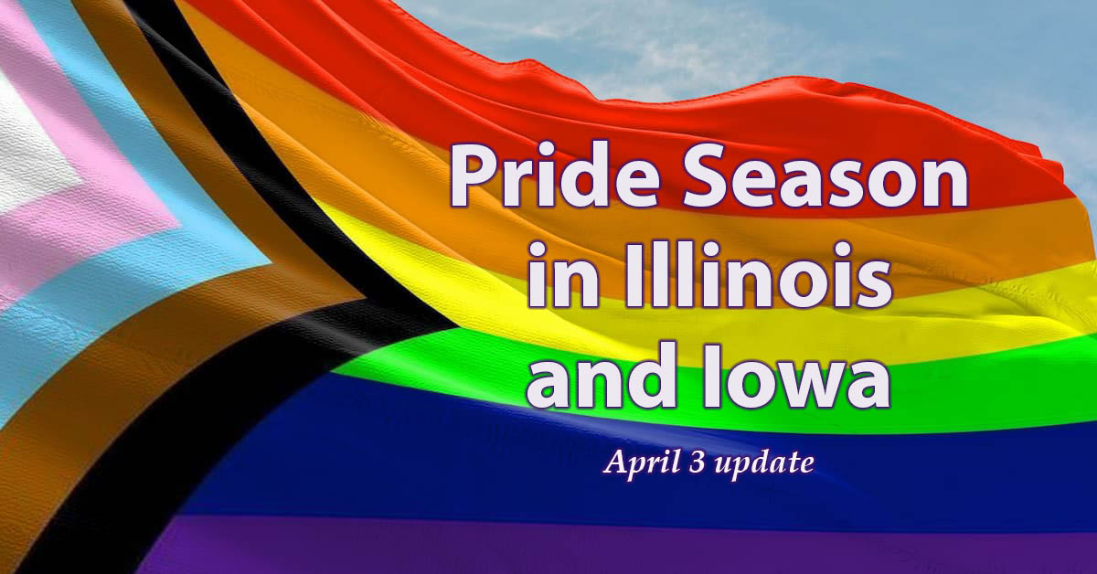 Pride Season in Illinois and Iowa kicks off with April 21 Davenport event
