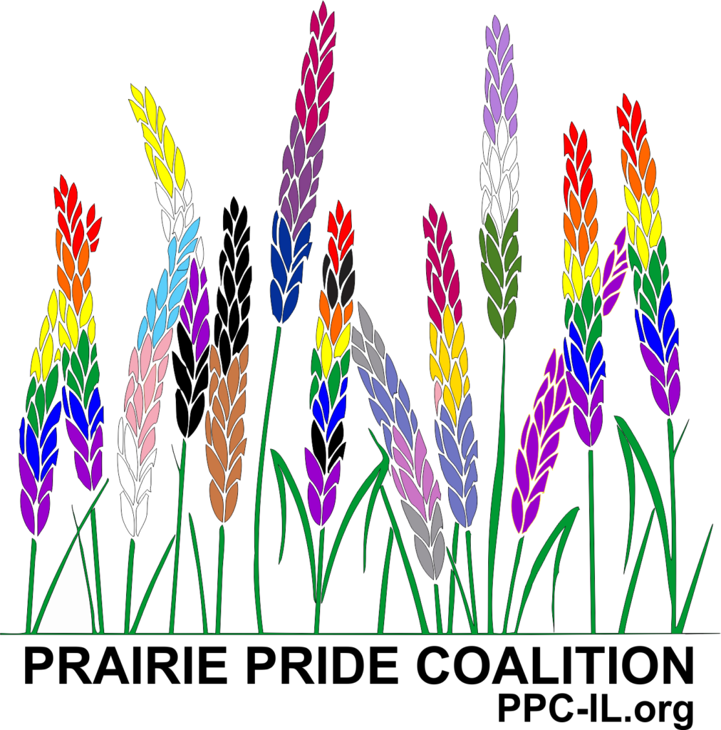 Prairie Pride Coalition logo in Bloomington