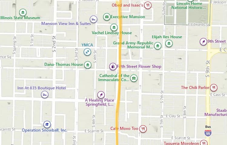 Springfield Memorial Pride Parade route