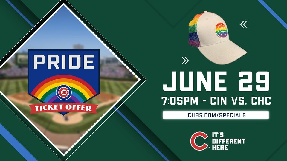 Chicago Cubs Pride Ticket offer
