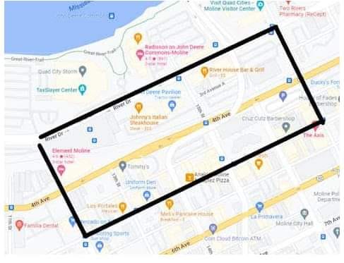 QC Unity Pride Parade route