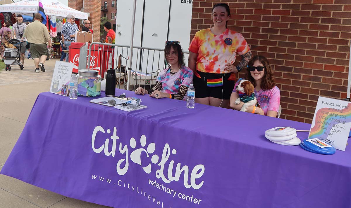 city line vet at quad cities pridefest