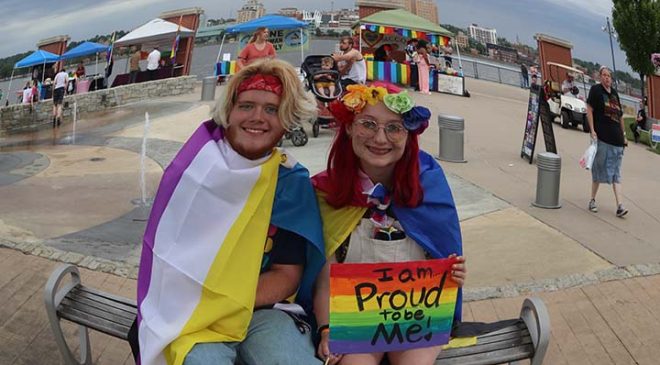 Quad Cities Pride Fest 2022 in Schwiebert Park in Rock Island