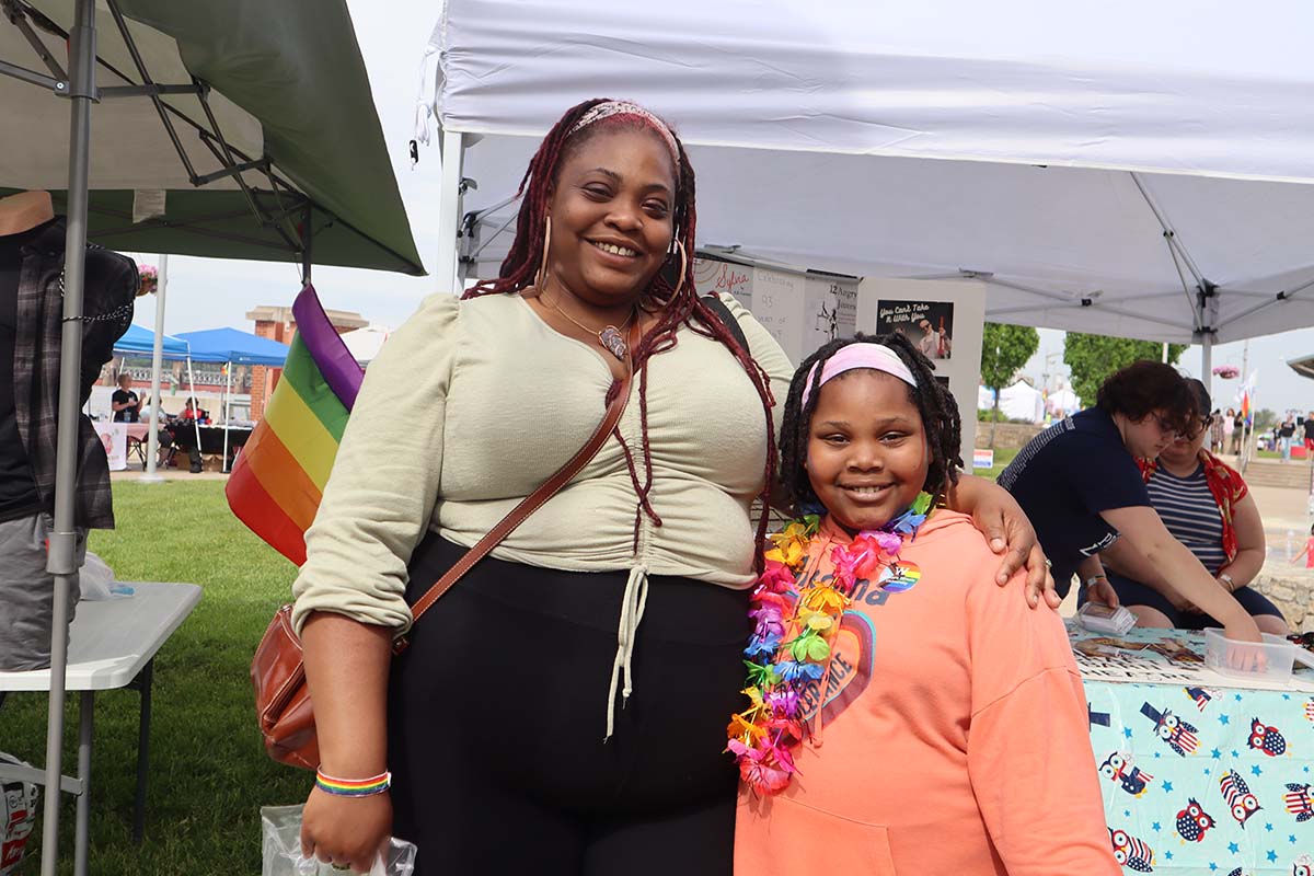 jessica and daughter at quad cities pridefest