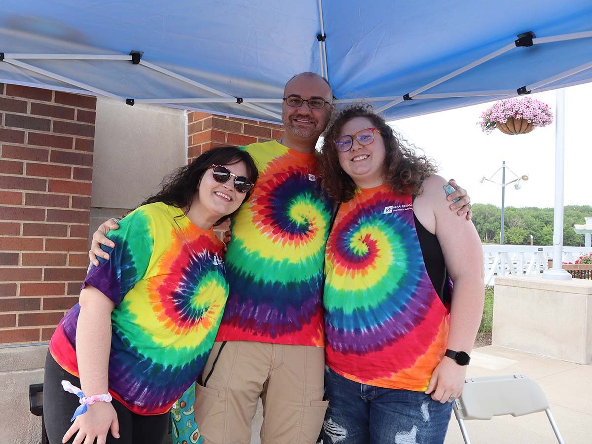 rainbow shirts at quad cities pridefest