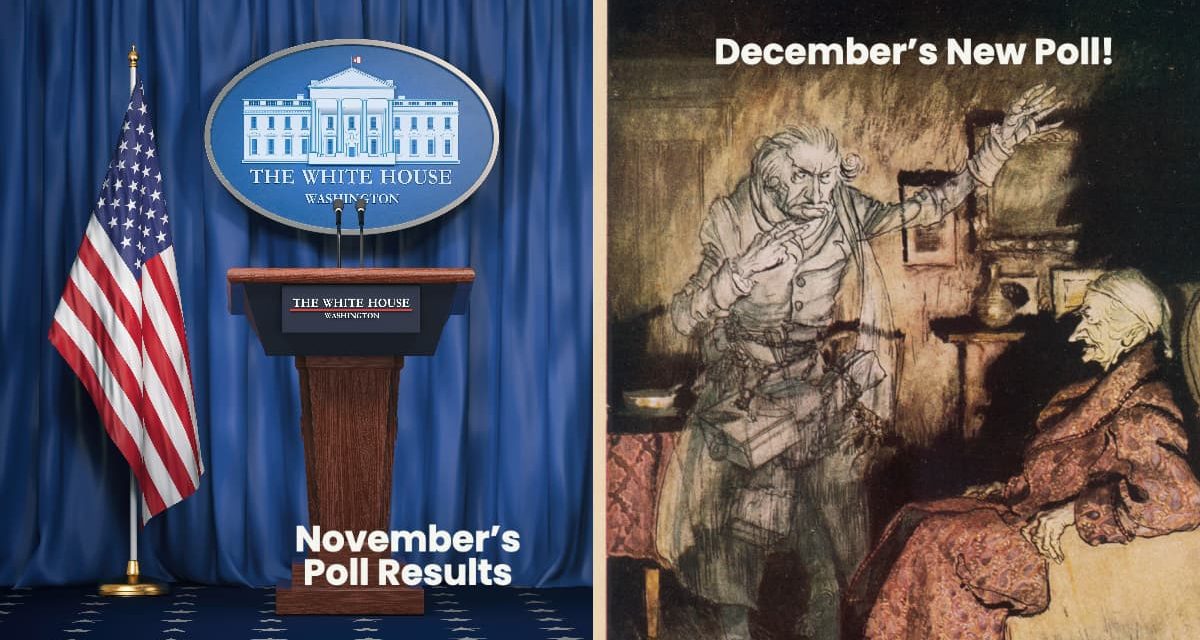 November poll calls for shorter campaigns, December poll explores “A Christmas Carol”