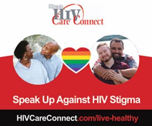 Two smiling couples showing how to Speak Up Against HIV Stigma