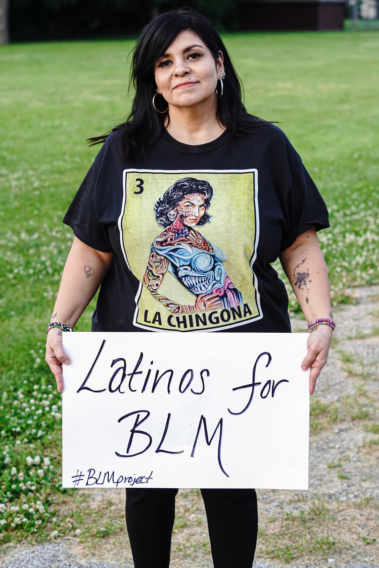 Latinos for BLM by Wezz de la Rosa