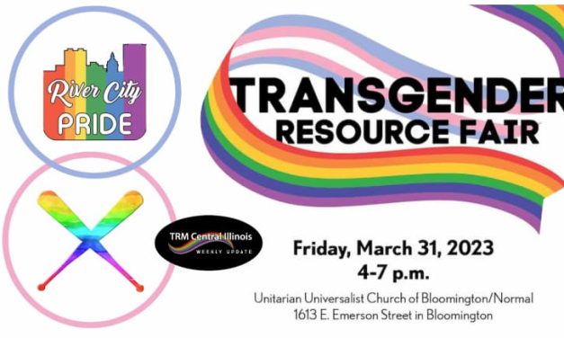 Springfield’s Pridefest, Bloomington’s Transgender Resource Fair, Peoria’s River City Pride, and more