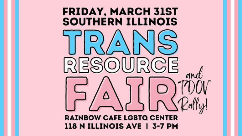 Trans Resource Fair March 31 by Rainbow Cafe LGBTQ Center