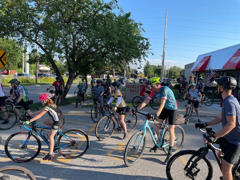 Monday Gravel every Monday in Iowa City at World of Bikes