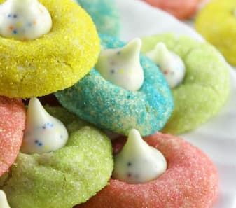 Spring-colored cookies for the MCC Cookie Walk April 8