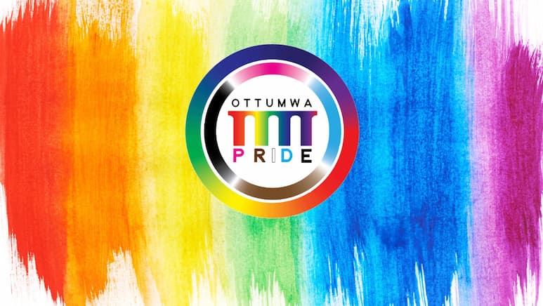 Ottumwa Pride logo happening June 3