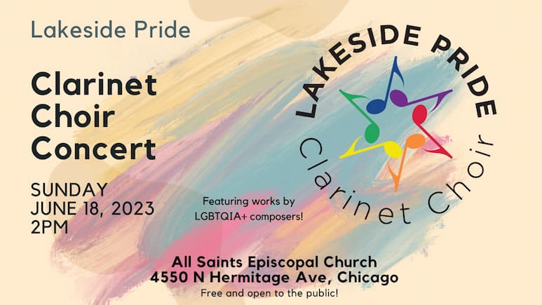 Lakeside Pride Clarinet Choir June 18