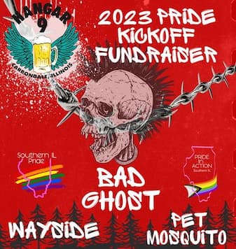 Southern Il Pride Kickoff Fundraiser featuring Wayside, Bad Ghost and Pet Mosquito