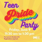 Teen Pride Party June 9 at Moline Public Library