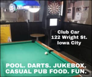 Club Car on Wright Street in Iowa City