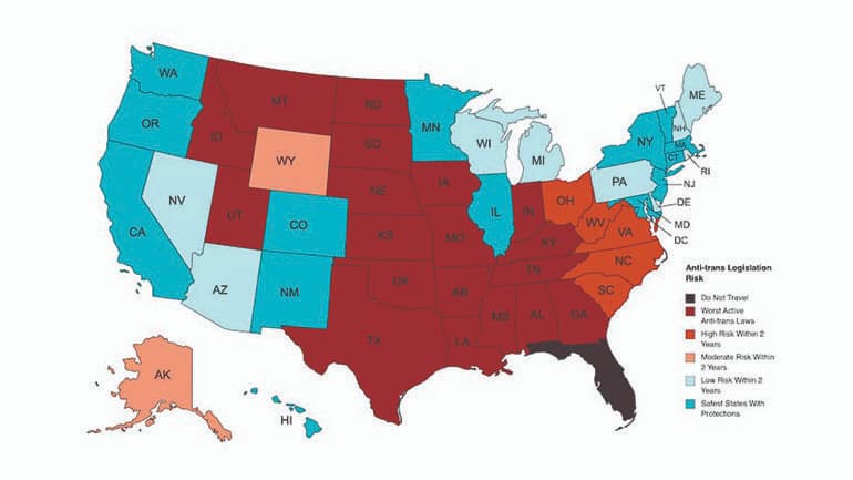 states that ban gender affirming care for youth from blogger Erin Reed of Erin in the Morning