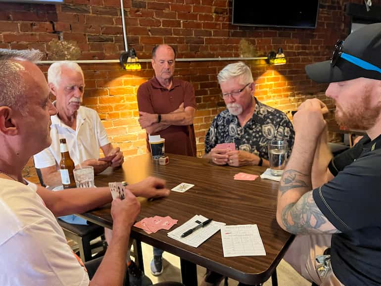 Euchre Tournament on Sundays at Mary's on 2nd in Davenport