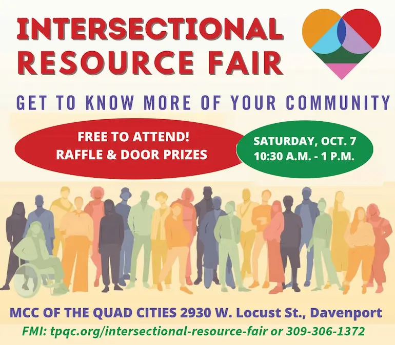 Intersectional Resource Fair in Davenport October 7