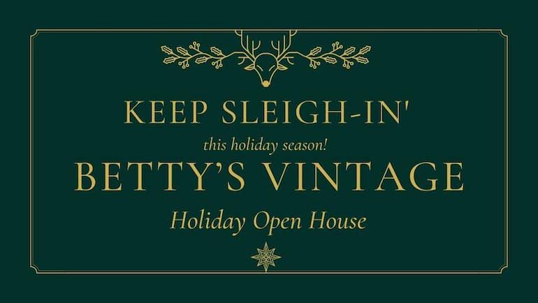 Vintage Holiday Open House