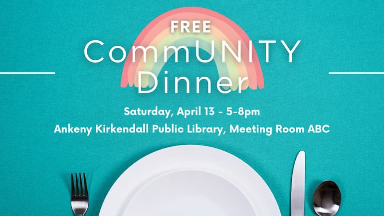 Free community dinner with Ankeny Pride