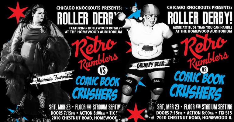 Comic Book Crushers versus the Retro Rumblers 770 x 403