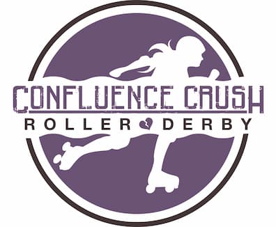 Confluence Crush Roller Derby logo