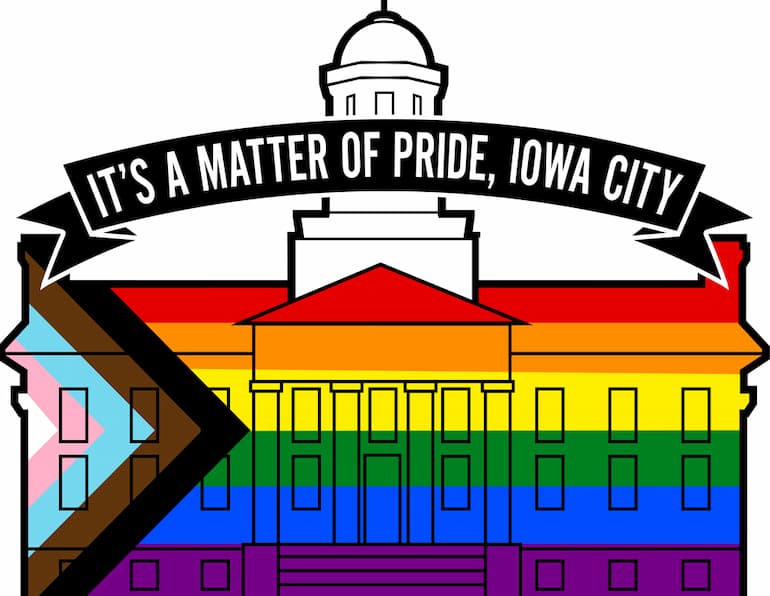 Iowa City Pride logo