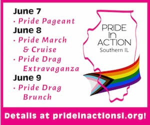 Pride in Action Southern Illinois pageant, march, cruise, drag extravaganza and drag brunch