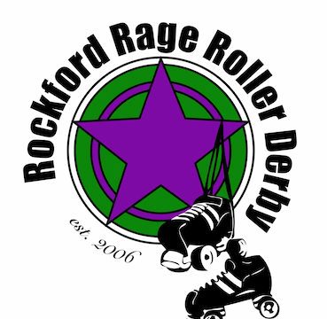 Rockford Rage Roller Derby logo