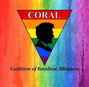 Coalition of Rainbow Alliances (CORAL) logo