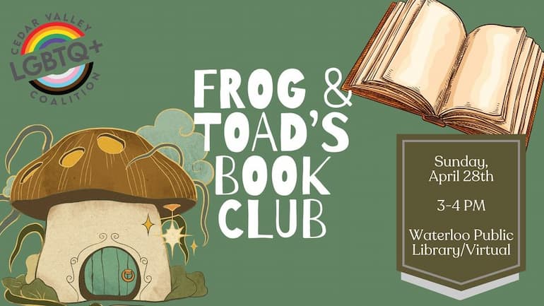 Frog & Toad's Book Club at Waterloo Public Library