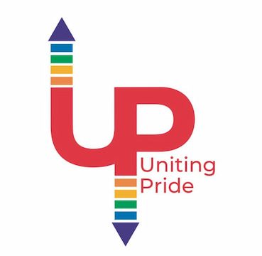 UP Center of Champaign County logo with the words Uniting Pride