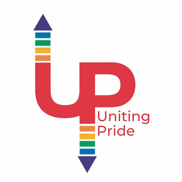 UP Center of Champaign County logo with the words Uniting Pride