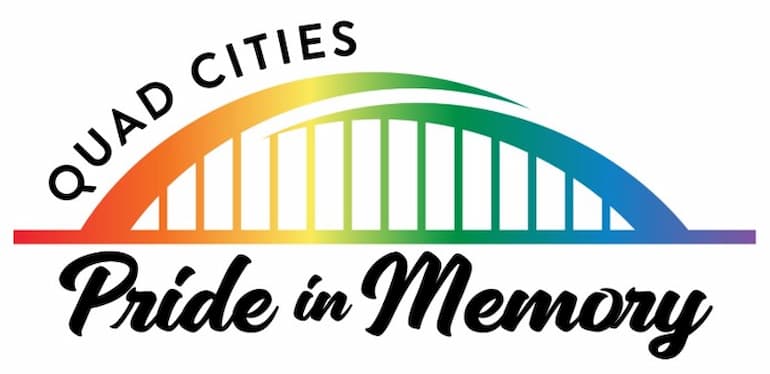 Quad Cities Pride in Memory logo